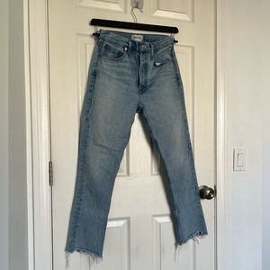 AGOLDE High-Rise straight leg jeans